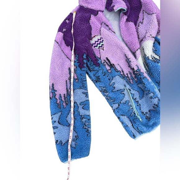 House of sunny anthropologie Mountains should be climbed fleece jacket XS - Picture 10 of 16